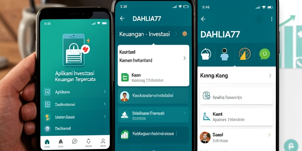 Tampilan antarmuka aplikasi DAHLIA77 yang modern dan fungsional.