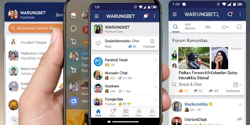 Tampilan antarmuka WARUNGBET yang ramah pengguna dan menarik.